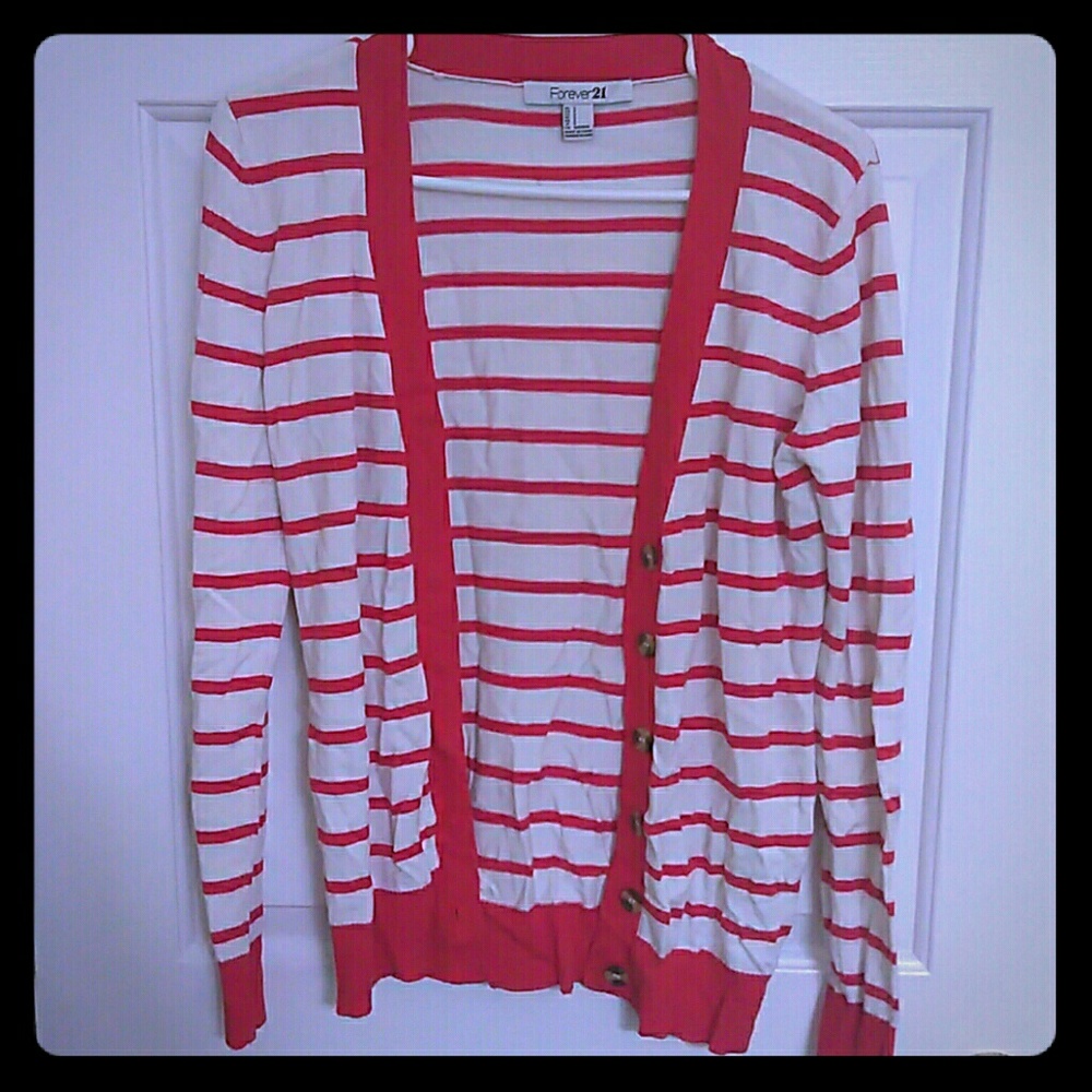 Forever 21 S striped cardigan